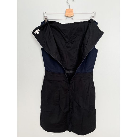 GAP black and navy cocktail dress with boat neck - Picture 5 of 7